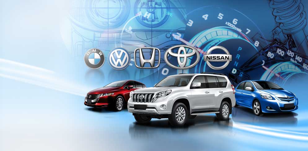 Japanese automobile manufacturers include Toyota, Honda, Daihatsu, Nissan, Suzuki, Mazda, Mitsubishi, Subaru, Isuzu, Kawasaki, Yamaha, and Mitsuoka. 